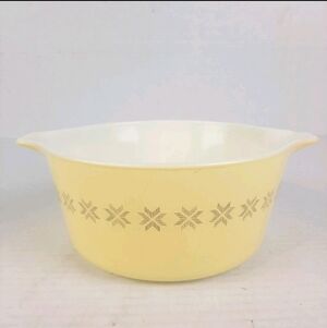 🔥Pyrex 474-5 Town and Country Yellow Casserole Dish 1½ Qt No Lid
